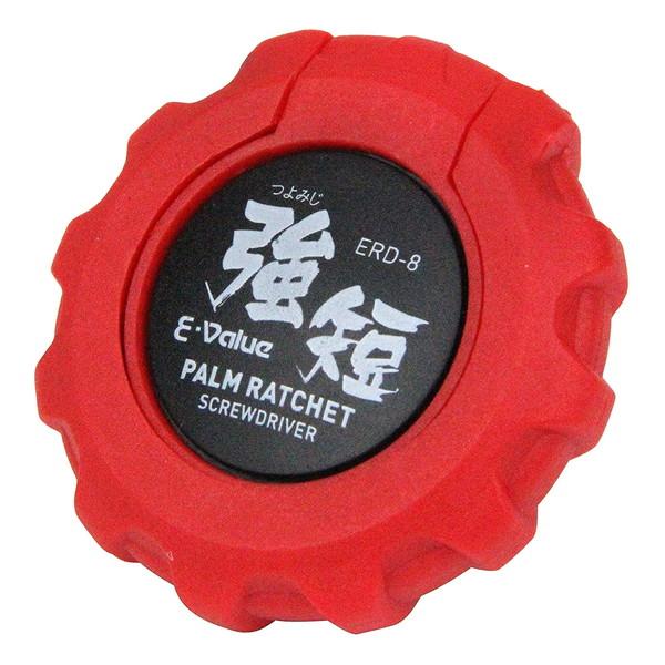 藤原産業 E-Value パーム ラチェット ドライバー ERD-8 全高 34mm ギア数 60山