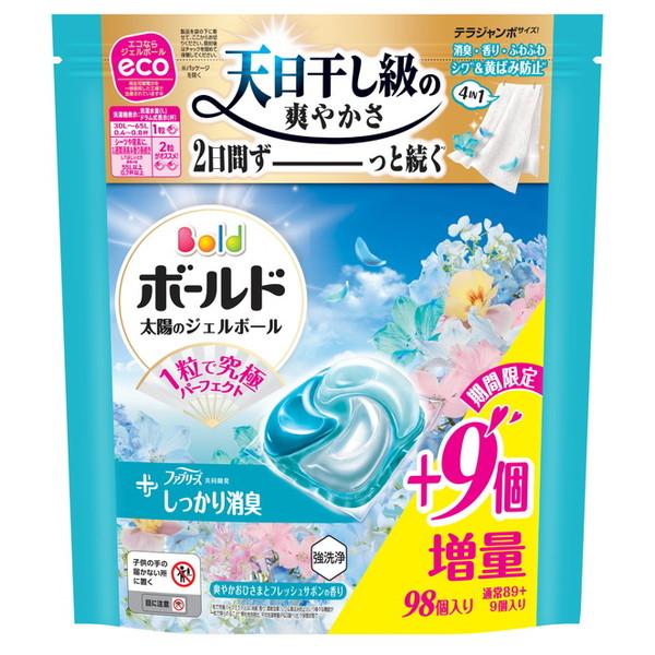 ボールド P&G ジェルボール 4IN1 爽やかおひさまとフレッシュサボンの