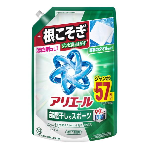 P&Gジャパン アリエールジェル 部屋干し&amp;スポーツ 詰め替え用 ウルトラジャンボサイズ 1400g (約57日分)