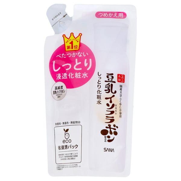 SANA サナ みずみずしい さっぱり化粧水 高純度高浸透 つめかえ用180ml SANA（サナ） (2個セット・送料無料)常盤薬品工業 なめらか本舗 豆乳