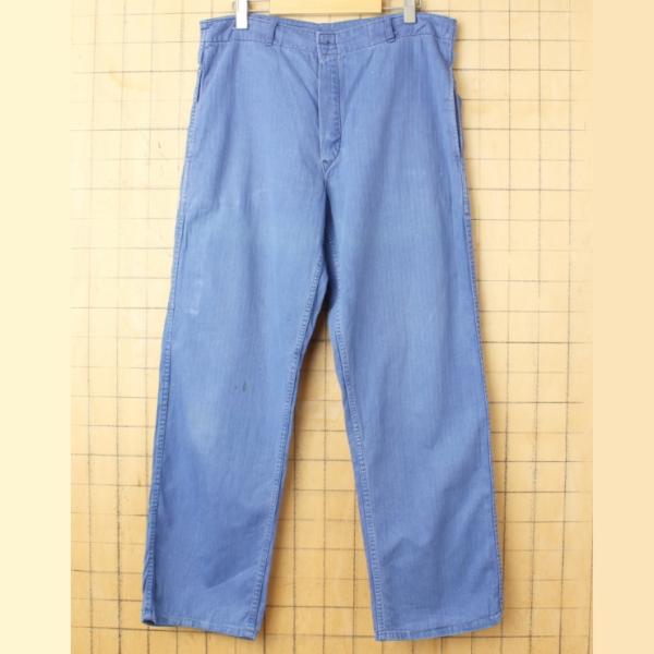 60s 70s ドイツ ヘリンボーン コットンツイル ワーク ペインター 60s 70s ドイツ ヘリンボーン コットンツイル ワーク ペインター