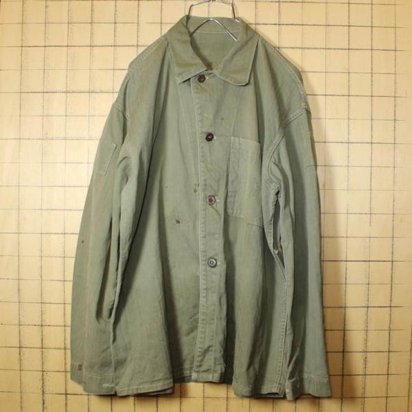 40s Ww2 Usmc P 41 Hbt Jacket ミリタリー 古着 ヘリンボーンツイル ジャケット カバーオール メンズml相当 Buyee Buyee Japanese Proxy Service Buy From Japan Bot Online