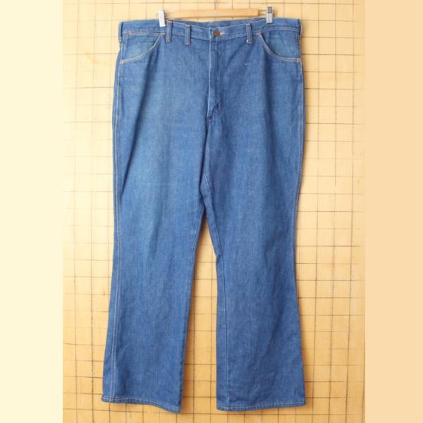 ビッグサイズ 80s USA製 Wrangler ラングラー ブーツカット デニム 