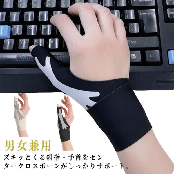 手首サポーター 腱鞘炎 お医者さん用 ズレにくい 指 サポーター 関節サポーター 手首 親指サポーター 親指 関節 固定 家事 薄手 スポーツ 運動