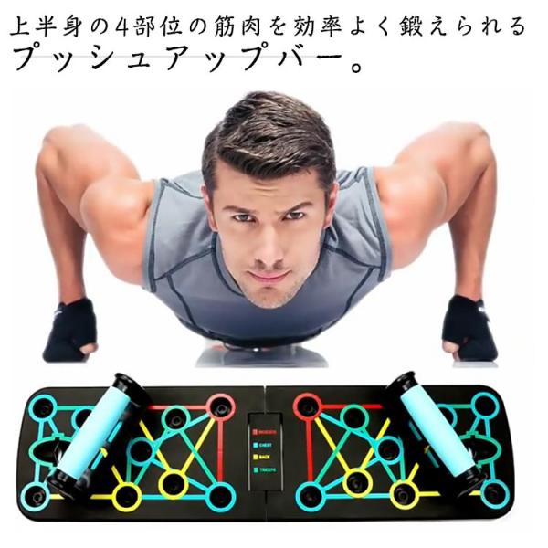 プッシュアップバー 腕立て伏せ 腕立 筋トレ 大胸筋・上腕三頭筋・三角筋・広背筋 鍛える バストアップ トレーニング ダイエット エクササイズ グッズ