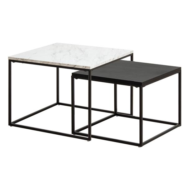 座卓 組立式 ネストテーブル IW-4280 幅55x奥行55x高さ42cm 岩附 座卓 組立式 ネストテーブル IW-4280 幅55x奥行55x高さ42cm 岩附