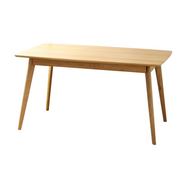 ダイニングテーブル 組立式 River135 幅135x奥行80x高さ71cm 岩附 : A