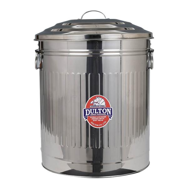 ゴミ箱 GARBAGE CAN STAINLESS L 100-106-SSL H440mm φ330mm ダルトン