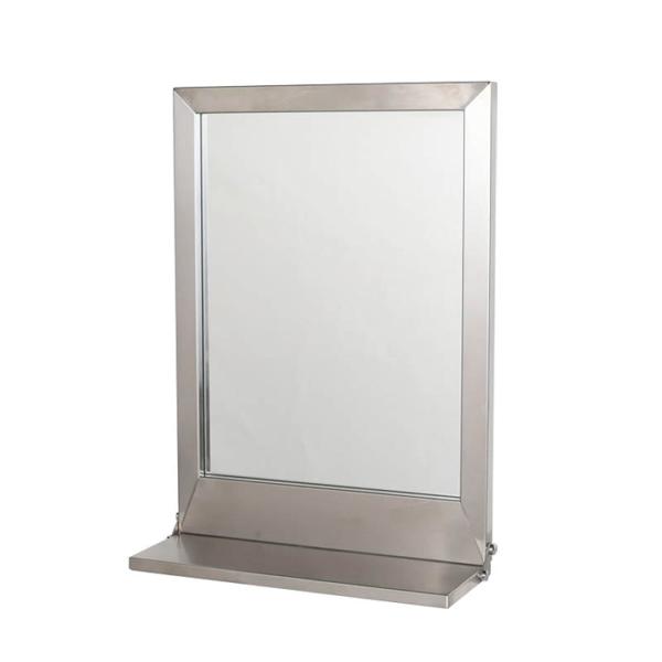 ウォールミラー STAINLESS STEEL FRAME MIRROR WITH BRACKET S RN-0413 幅370x奥行130x高さ500mm ダルトン