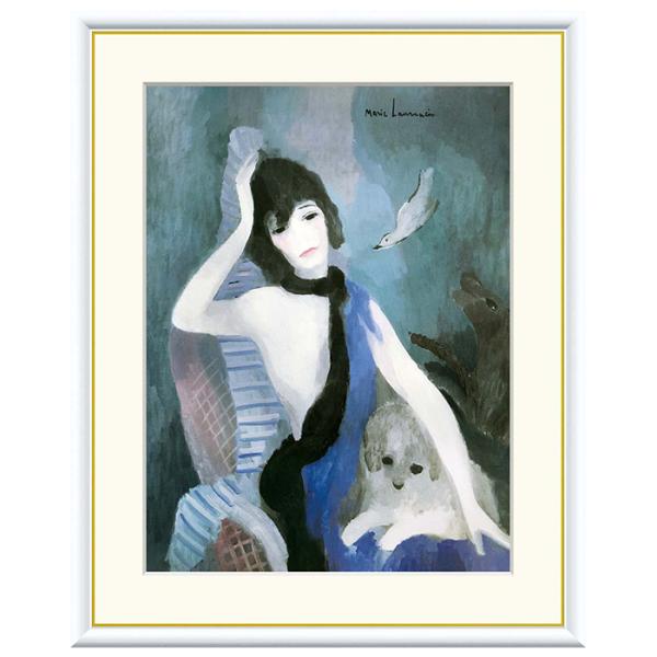 額絵 ココ・シャネルの肖像 マリー・ローランサン 42x34cm 三幸 : A