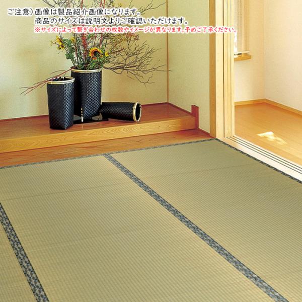 い草 上敷き 白馬 江戸間 1帖 長方形 87x174cm 萩原
