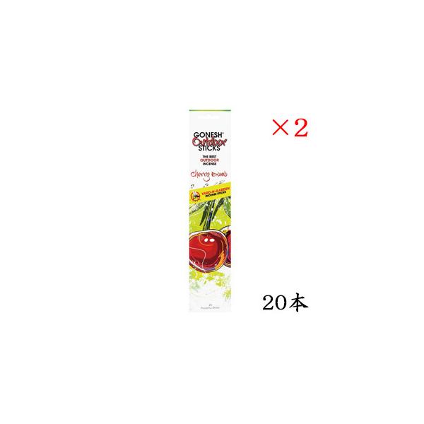 �K�[�l�b�V�� GONESH incense 20 sticks OUTDOOR CHERRY BOMB ×2�Z�b�g