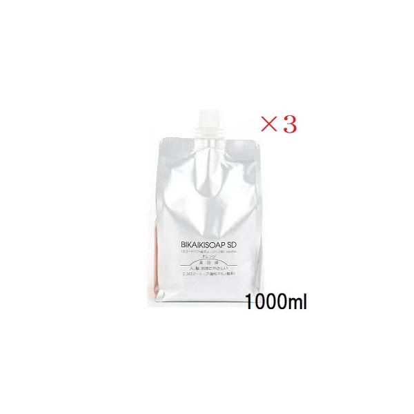 メセナ 美回帰 BIKAIKI ソープ SD 1000ml レフィル 詰替用 ×3セット