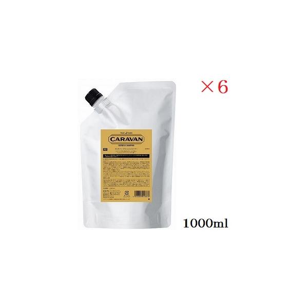 デミ キャラバン リフレッシュシャンプー 1000ml レフィル 詰替用 ×6