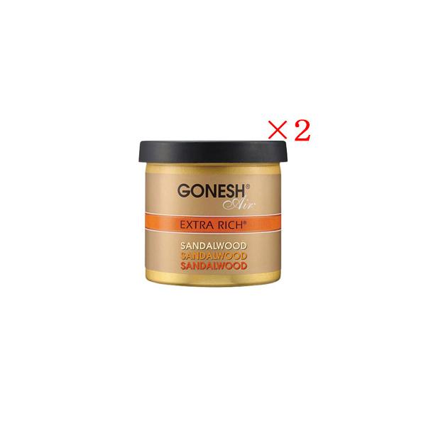 K[lbV GONESH GEL AIRFRESHENER SANDALWOOD ×2Zbg