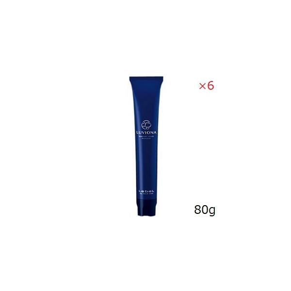 ルベル ルビオナ カラー 80g ナチュラルブラウン 3 ×6セット (医薬部外