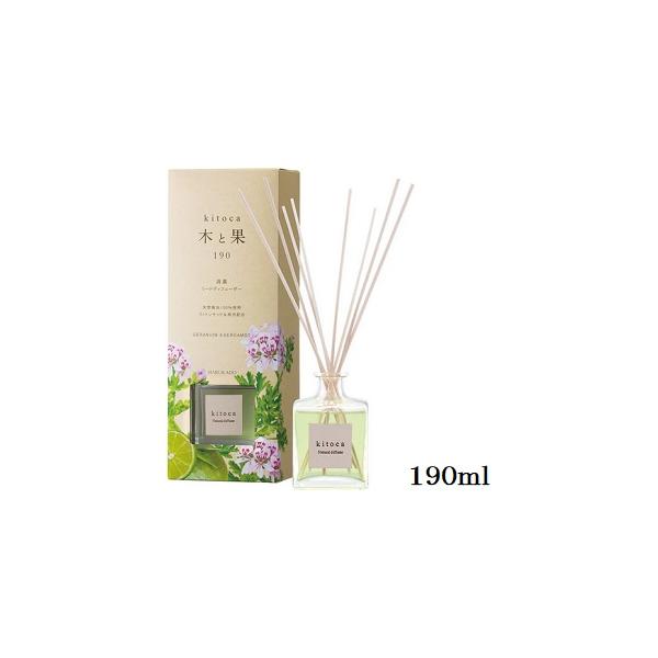 他サイト： 6209 晴香堂 リードディフューザー 木と果 190ml ゼラニウム &amp; ベルガモットの商品画像