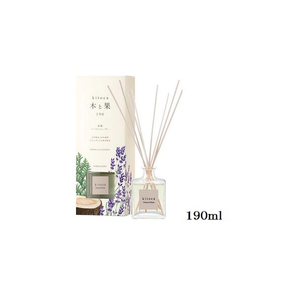 6334 晴香堂 リードディフューザー 木と果 190ml ヒノキ & ラベンダー