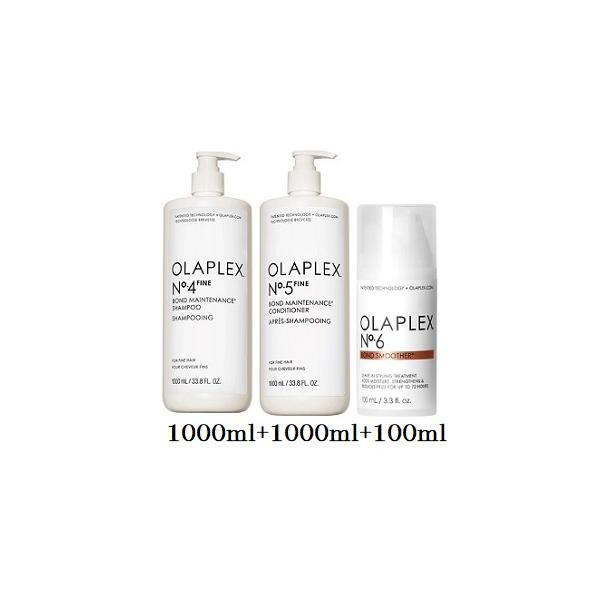 オラプレックス No.4 ファイン 1000ml + No.5 No.6 ボンドスムーサー