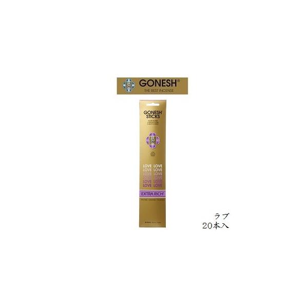 K[lbV GONESH incense 20 sticks EXTRARICH LOVE