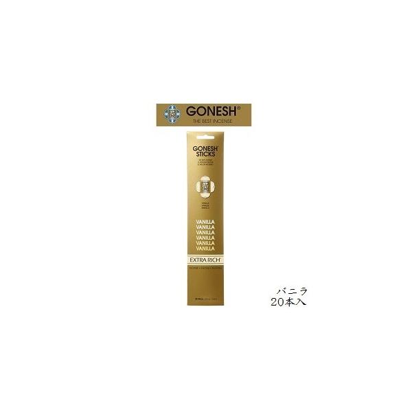 K[lbV GONESH incense 20 sticks EXTRARICH VANILLA