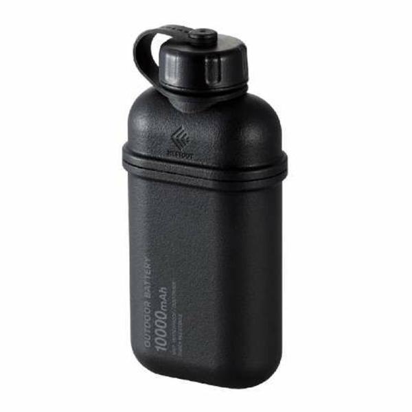 エレコム モバイルバッテリー NESTOUT 10000mAh/20W/C×1＋A×1 Type-C 1ポート USB-A 1ポート ネストアウト アウトドア ブラック┃DE-NEST-10000BK
