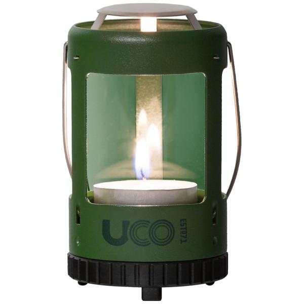 ☆廃盤 希少★ UCO マイクロ キャンドルランタン グリーン 緑 アウトドアランタン ユーコ ミニキャンドルランタンキット フォレスト