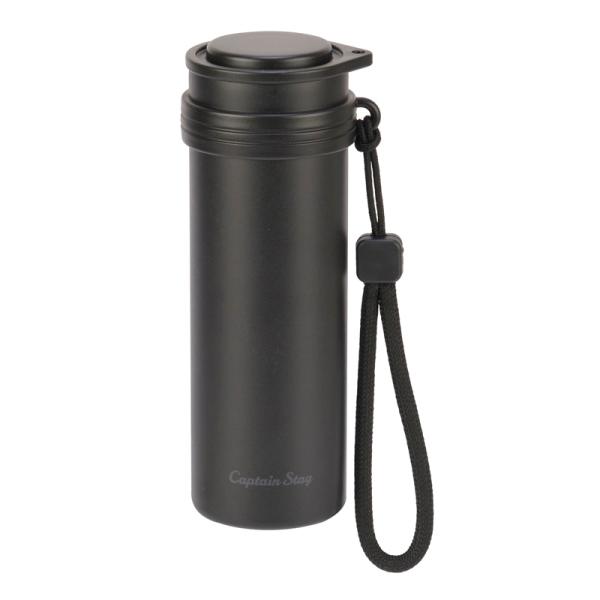 キャプテンスタッグ クールスティック(シリコンスティック氷のう)ボトル 250ml ブラック