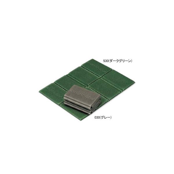 アウトドアマット EVERNEW コンパクト折りたたみマット 030(グレー)