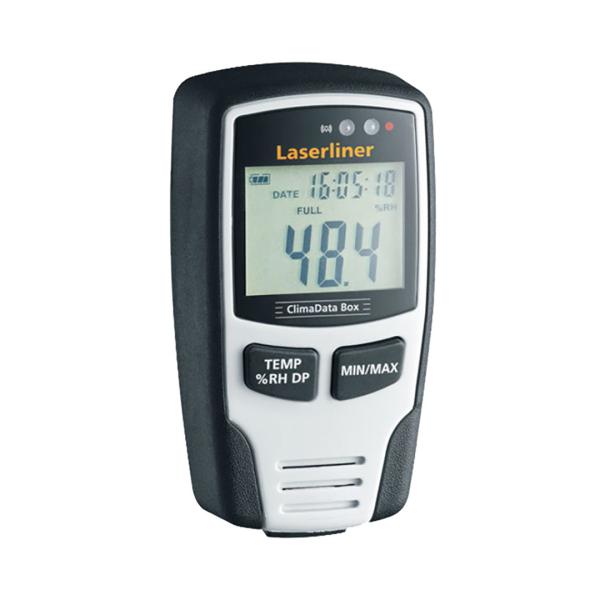 レーザーライナー  クリマデータボックス 温湿度データロガー   ホワイト/ブラック レーザーライナー クリマデータボックス 温湿度データロガー ホワイト