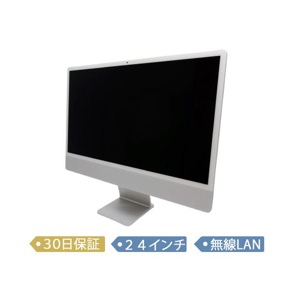 中古 パソコン  apple mac  imac Apple iMac Retina 24"4.5Kディスプレイ 年式： 2021カラー： シルバー型番： MGTF3J/A  ■基本スペック■ OS： MacOS (12.6)CPU： Ap...