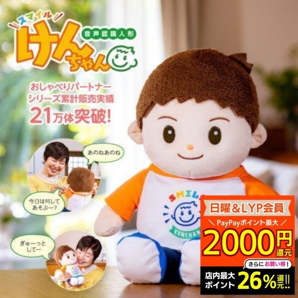 音声認識人形 スマイルけんちゃん正規品 メーカー1年保証付 お話し人形