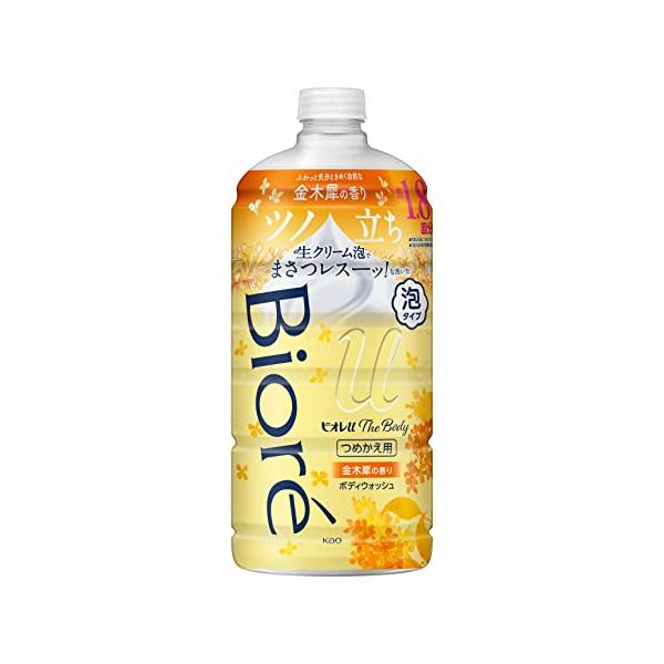 【大容量】 ビオレu ザ ボディ 〔 The Body 〕 泡タイプ つめかえ用 780ml 「高潤滑処方の生クリーム泡」 ボディソープ 金木犀