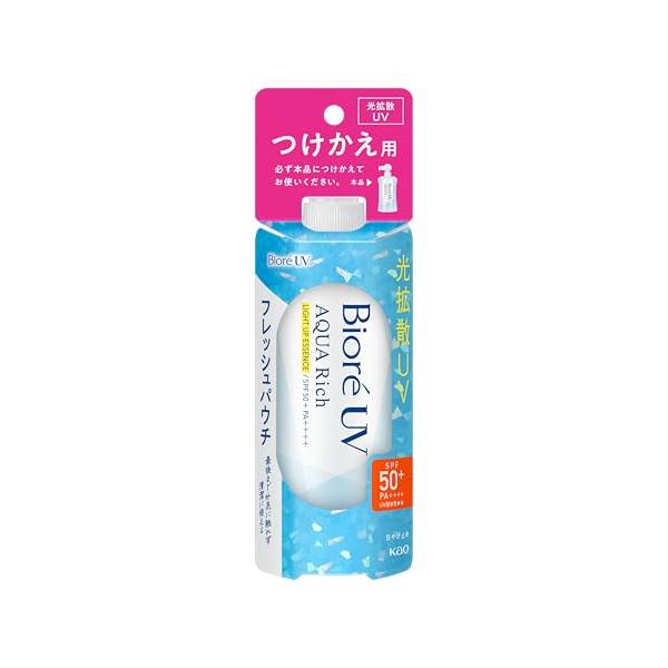 ビオレ ＵＶ アクアリッチ ライトアップエッセンス フレッシュパウチ 120ｇ つけかえ用 日焼け止め SPF50