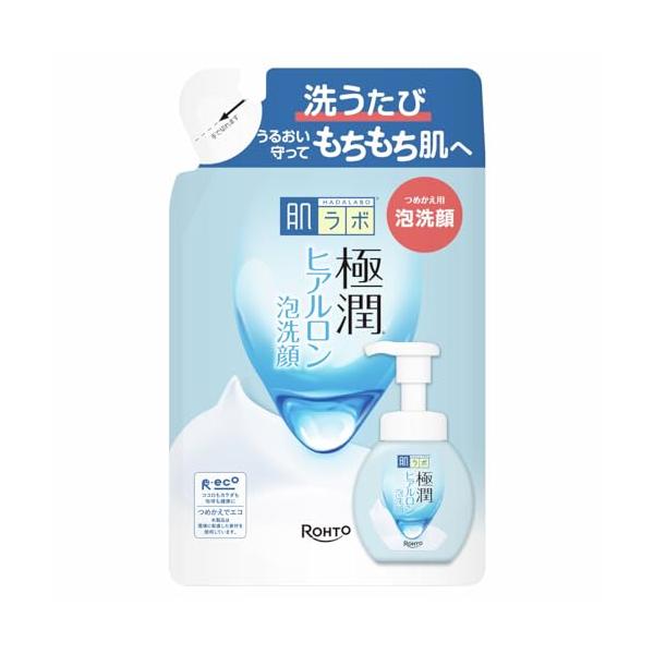 肌ラボ 極潤ヒアルロン泡洗顔つめかえ用 １４０ｍｌ