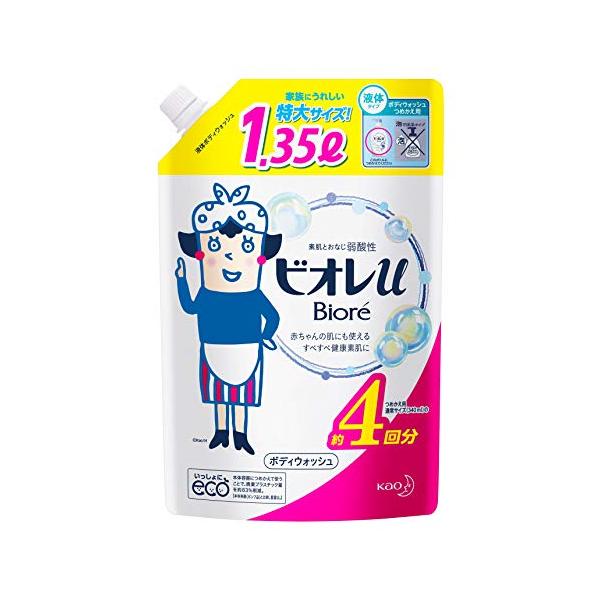 ビオレu 【大容量】 つめかえ用4回分 1.35リットル (x 1)