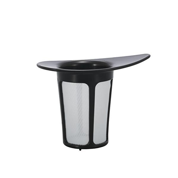 ・ブラック  S-OTM-B08・ストレーナー・サイズ:幅120×奥行65×高さ88mm・本体重量:22g・材質:ポリプロピレン・原産国:日本・ワンカップティーメーカー用