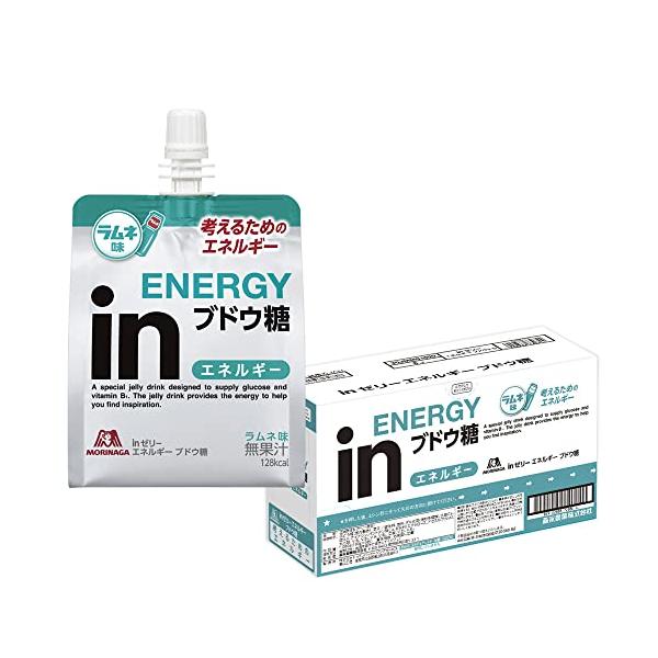 inゼリー エネルギー ブドウ糖 ラムネ味 (180g×6個) 考えるためのエネルギー 10秒チャージ ぶどう糖30g配合 1食分のビタミンB1