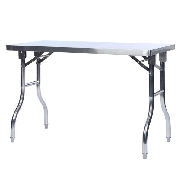 ※このページの販売商品は【1200×600タイプ】です。【DULTON STAINLESS WORKING TABLE 1200×600】●サイズ：[1200×600タイプ] 幅1200×奥行600×高さ800mm /折りたたみ時 幅120...