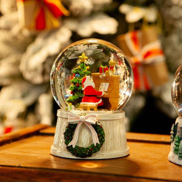 DULTON（ダルトン） スノードーム クリスマス スノーグローブ メロディ