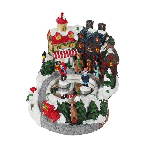 DULTON（ダルトン） クリスマス オルゴール スケーティング チルドレン