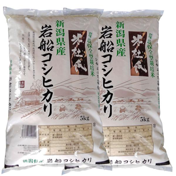 白米 令和7年産 新潟 岩船産 コシヒカリ 10kg(5kg×2)こだわりのお米 「米杜氏」 (新潟米 お米) 爆買