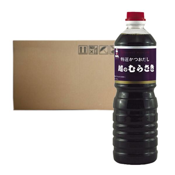 だししょう油 特選かつおだし 越のむらさき ケース入り まとめ買い 新潟から直送