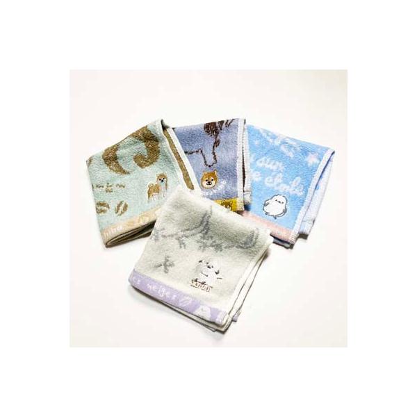 かわいらしい柴犬とシマエナガのハンドタオルです♪やさしい肌ざわりで吸水性の良いふわふわの無撚糸タオルを使用しております！肌触りが柔らかく、小さなお子様から大人の方まで安心してお使いいただけます。お子様はもちろん、大人の方にも好まれるデザイン...