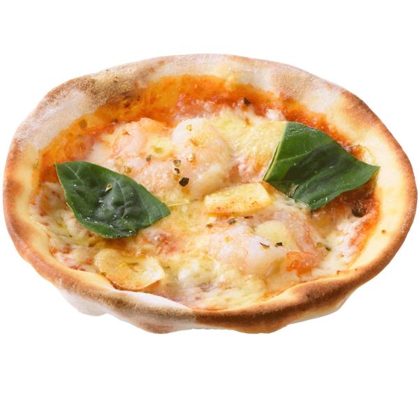 青森・田子町のニンニクにプリプリの小エビを使用しております。 Ｓ判の大きさは約 １１ cmです。 名称/ピザ品名/ニンニクと小エビピザ原材料名/ナチュラルチーズ(オランダ製造、イタリア製造、国内製造)、小麦粉、エビ(タイ産)、トマトピューレ...