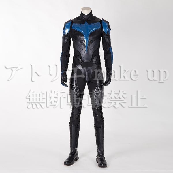 【ティーン タイタンズ コスプレ 衣装】ロビン ナイトウイング ハロウィン コスチューム 衣装 ゲーム アニメ 映画 オーダーメイド