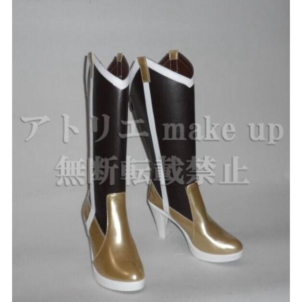 【魔法少女まどか☆マギカ コスプレ用ブーツ cosplay shoes 靴】巴 マミ ロングブーツ マンガ アニメ コスプレ