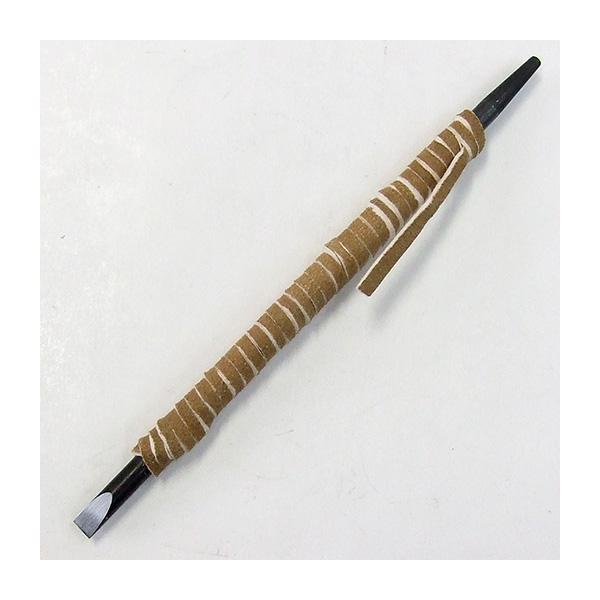 【 サイズ 】170 × 直径6mm※革巻きに使用している天然の鹿革は厚さにばらつきがあります。好みに合わせて巻きなおしてお使いください。