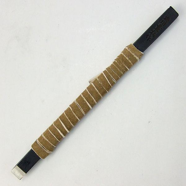 【 サイズ 】150 × 8 × 4mm※革巻きに使用している天然の鹿革は厚さにばらつきがあります。好みに合わせて巻きなおしてお使いください。