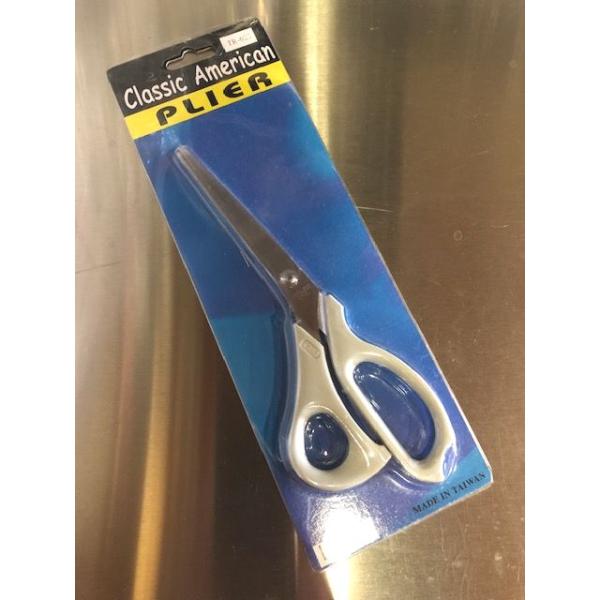 全長：約21.5cm（最大部分）ケイムの型紙作成の際に使用する、1.8mm幅をカットできるハサミです。